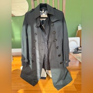 Burberry Charcoal Trench Coat